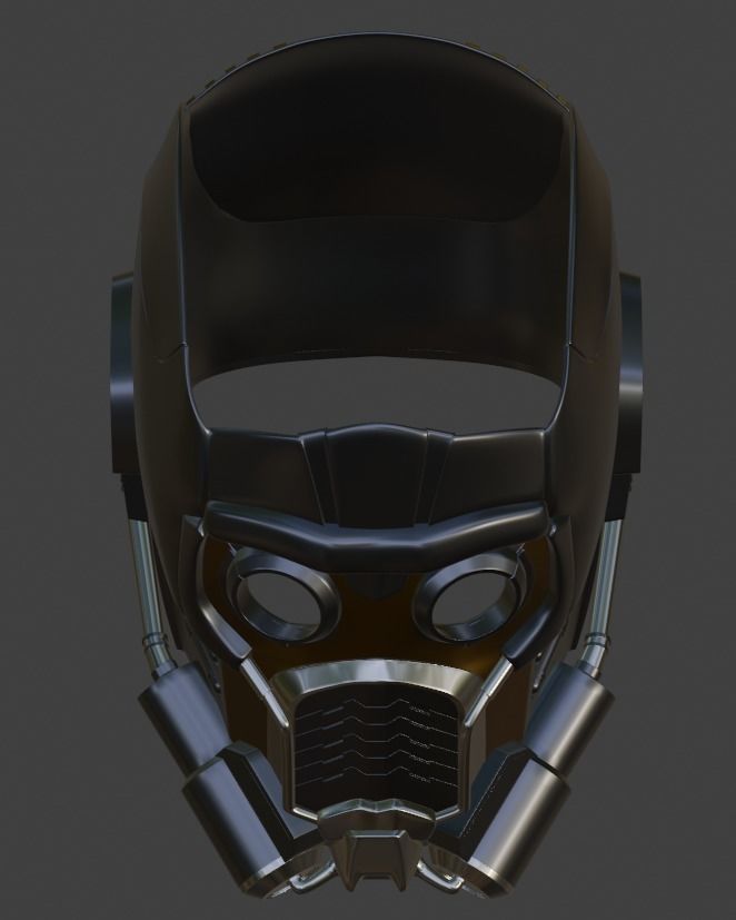 Star Lord Helmet - 3D Printing 3D print model_4