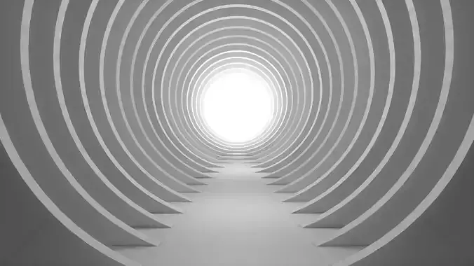 Sci Fi Tunnel 3D model