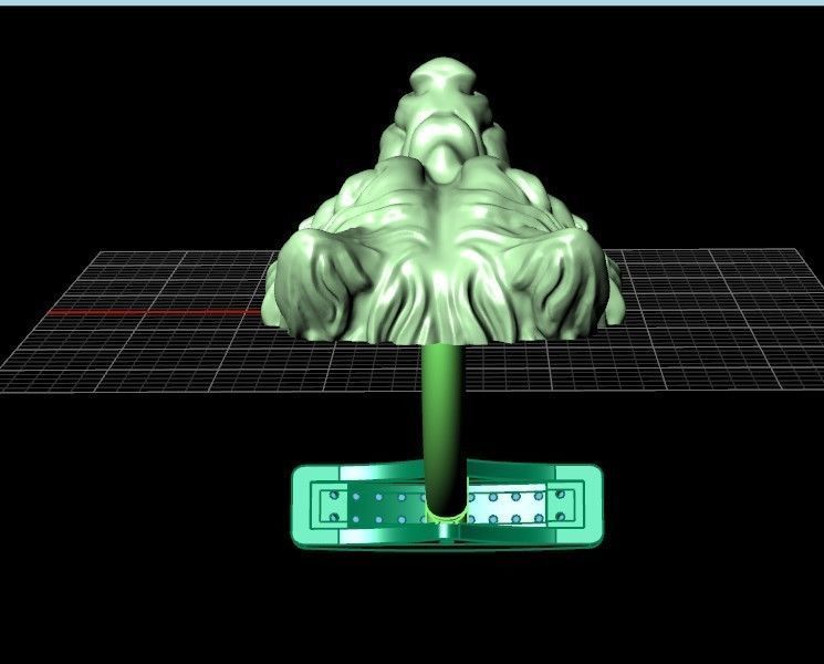 mens set ring wolf and cufflinks with stones  3D Model Collection_33