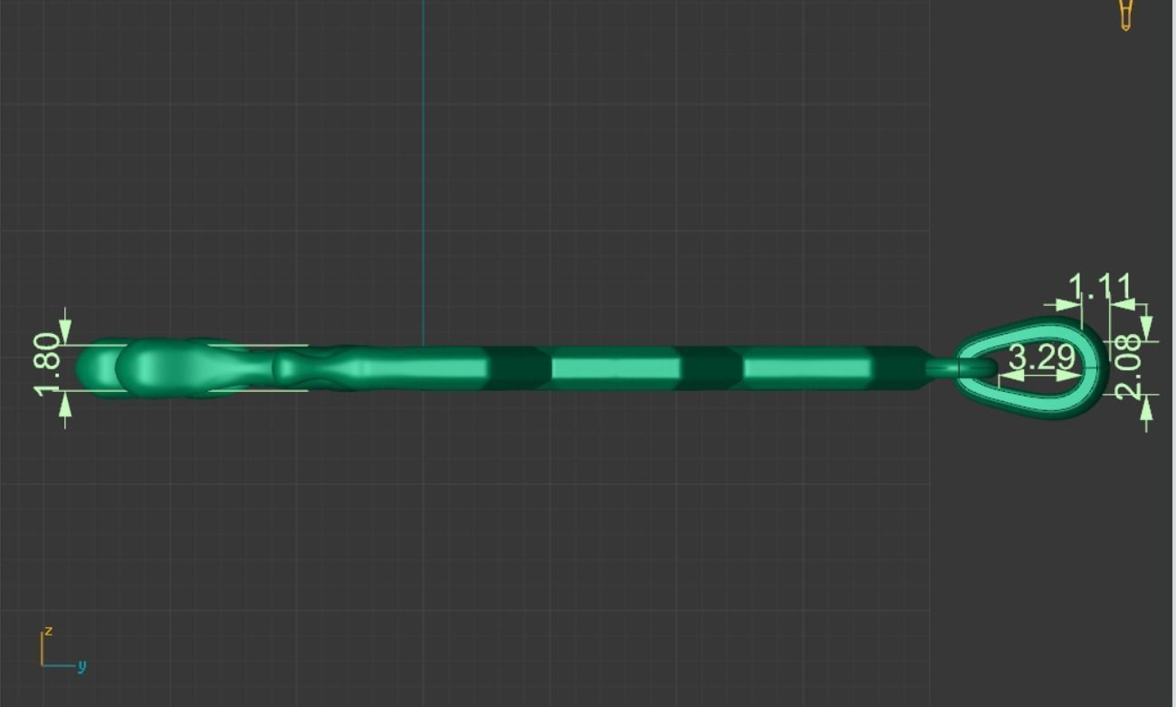 Pendant Honeycomb Honey Bees 3D print model_6