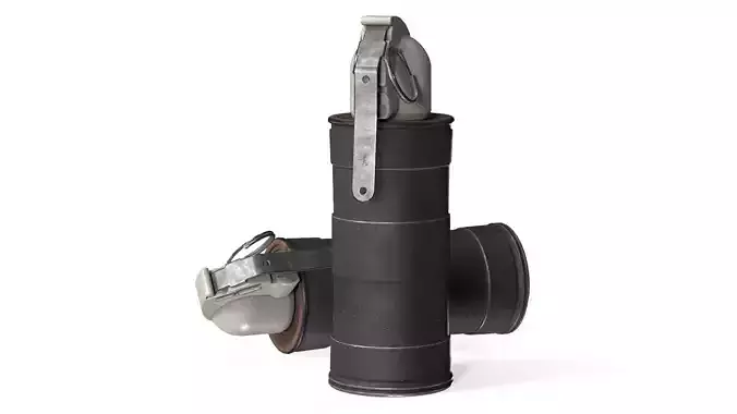 MILITARY Game Ready Soviet GRD Smoke Grenade Low-poly 3D model