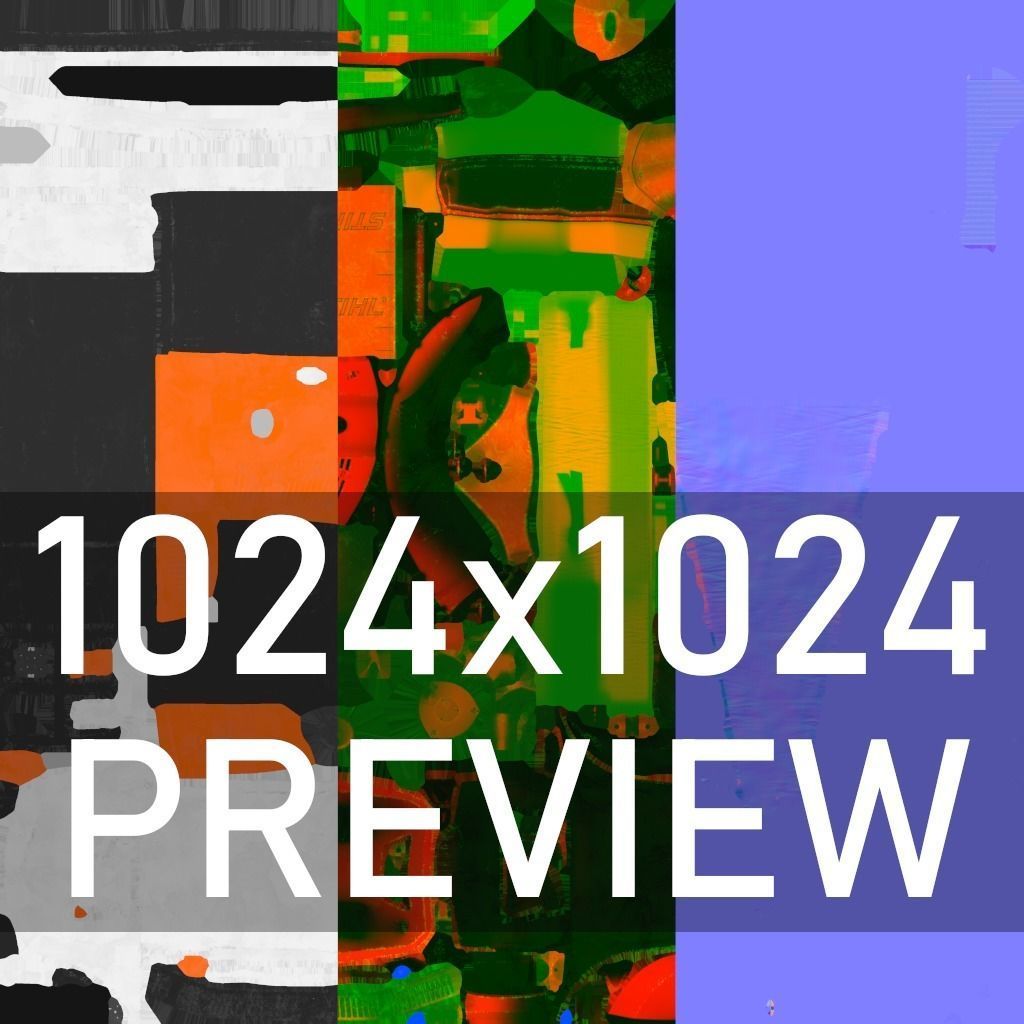 Stihl BR600 Backpack Blower 3D model_7