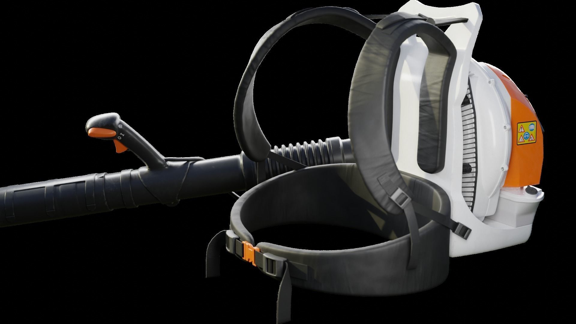 Stihl BR600 Backpack Blower 3D model_2