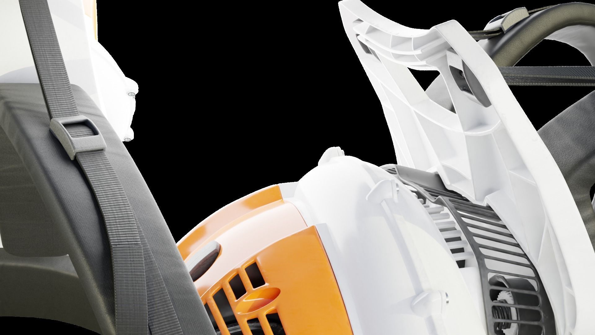 Stihl BR600 Backpack Blower 3D model_4