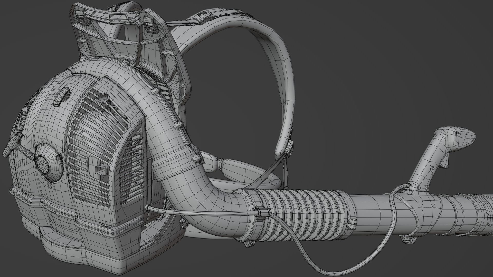 Stihl BR600 Backpack Blower 3D model_5