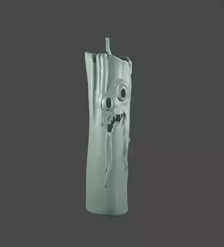 Monster Candle Halloween Decoration mimik haunted ghost 3D print model