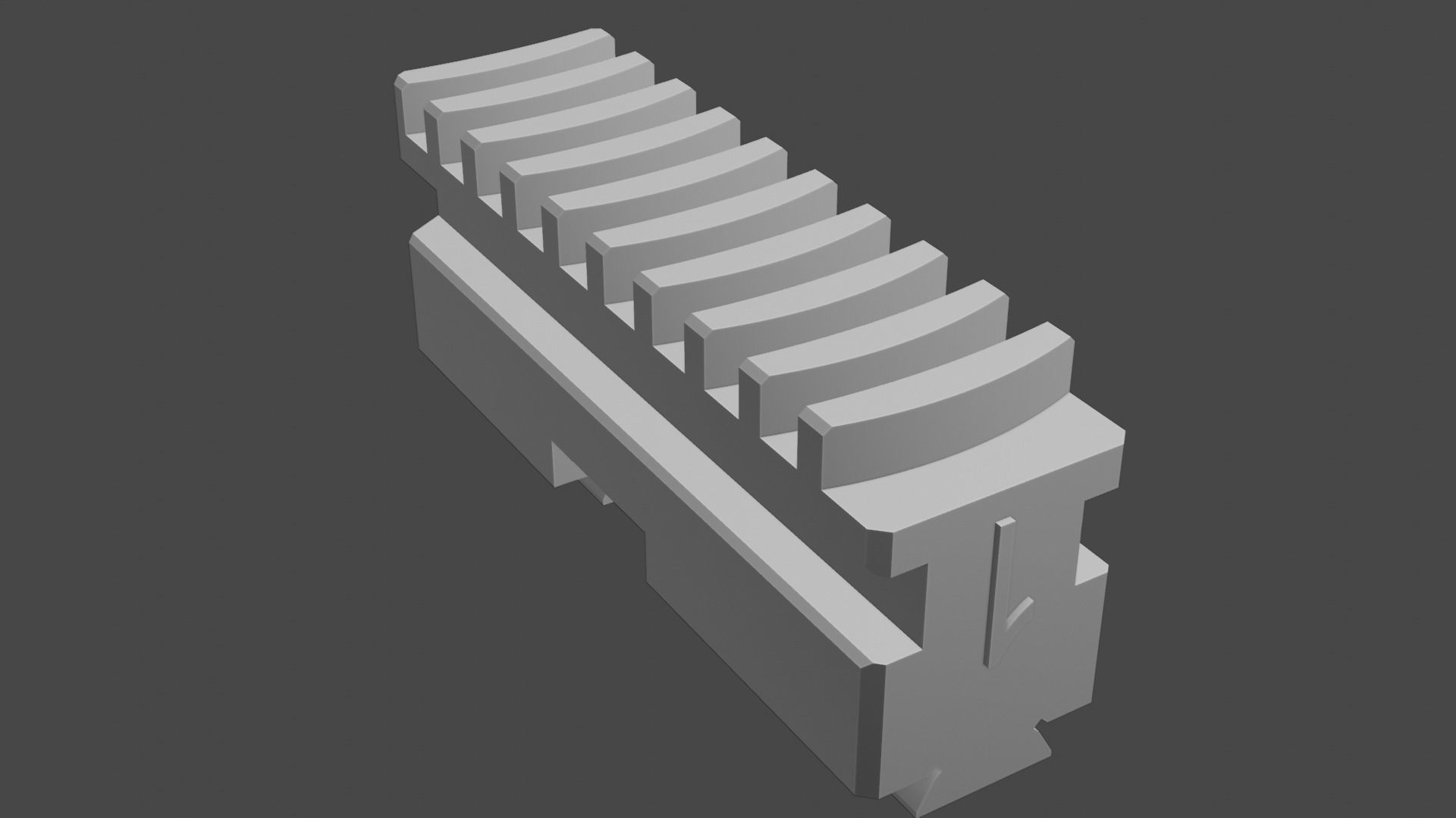 Three jaw chuck Free 3D print model_11