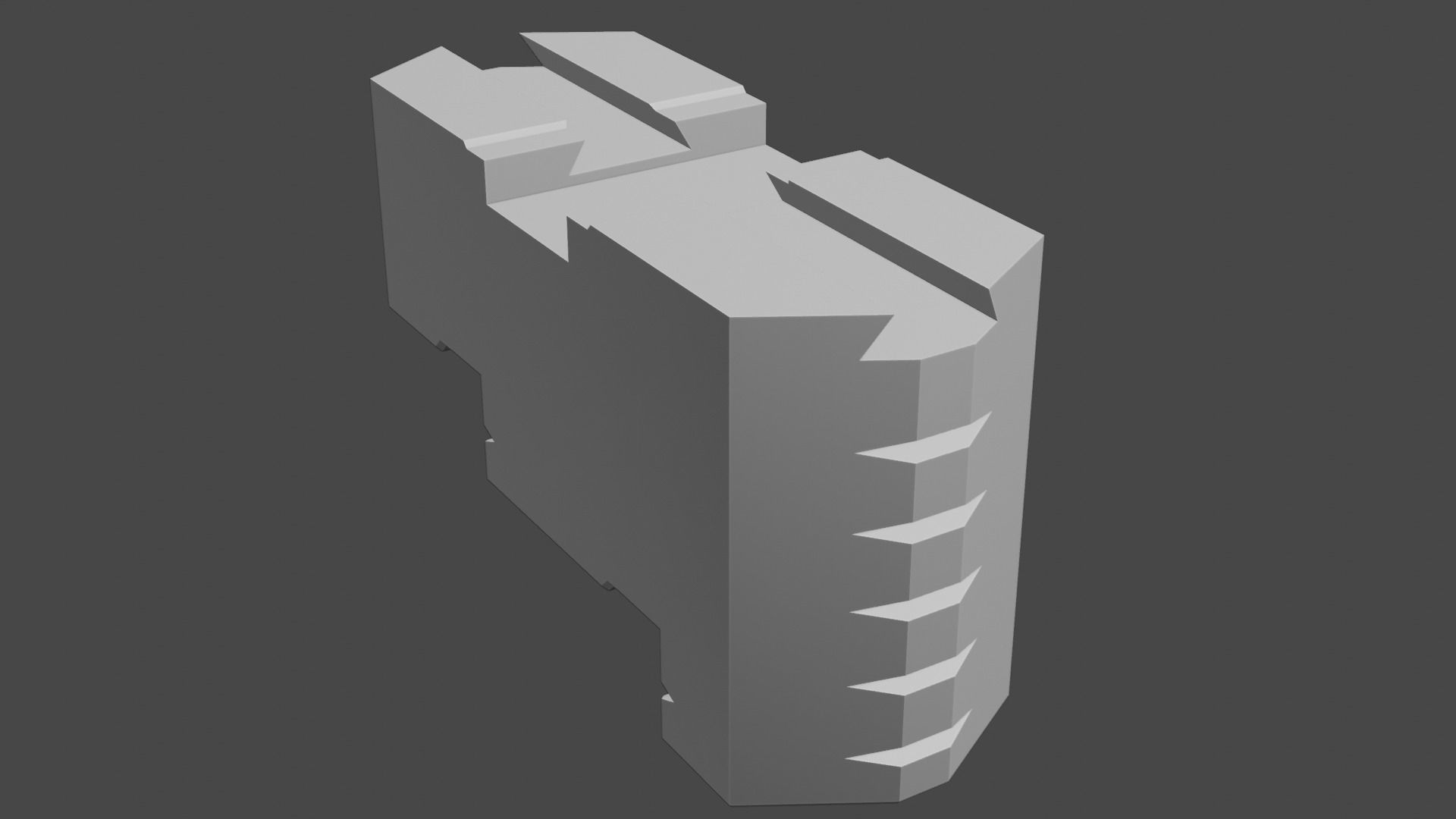 Three jaw chuck Free 3D print model_10