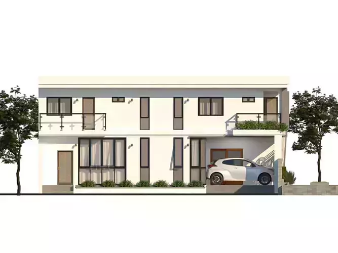 House Model First Floor 3D model