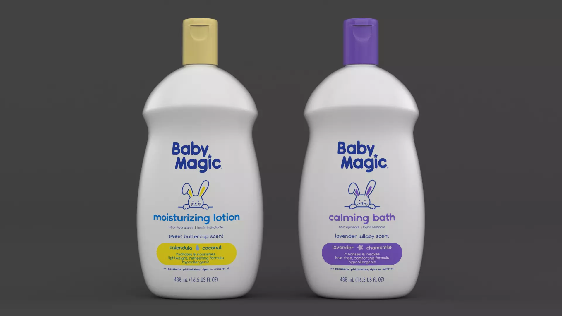 Baby Magic Lotion 3D model