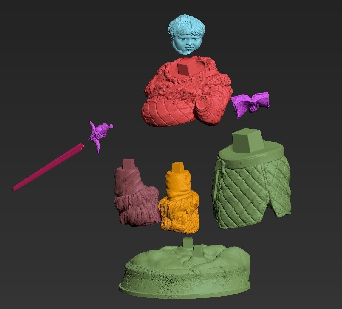 Samwell Tarly 3D print model_3