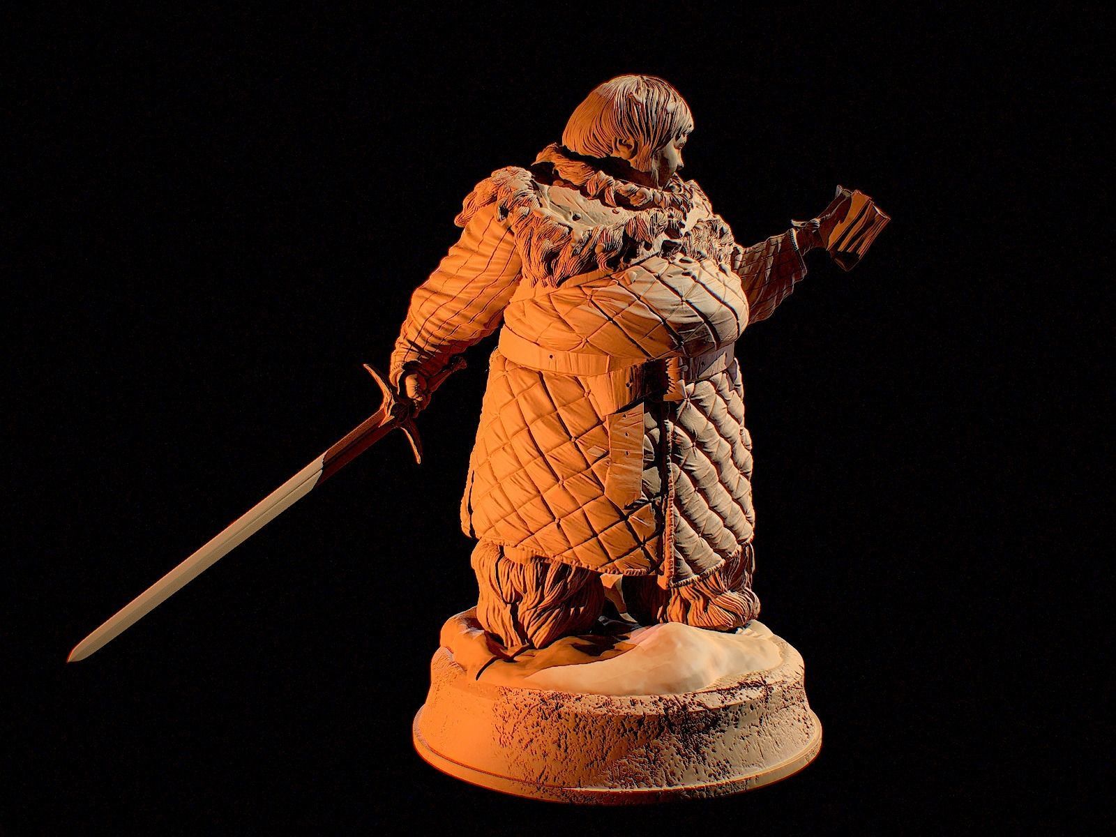 Samwell Tarly 3D print model_6