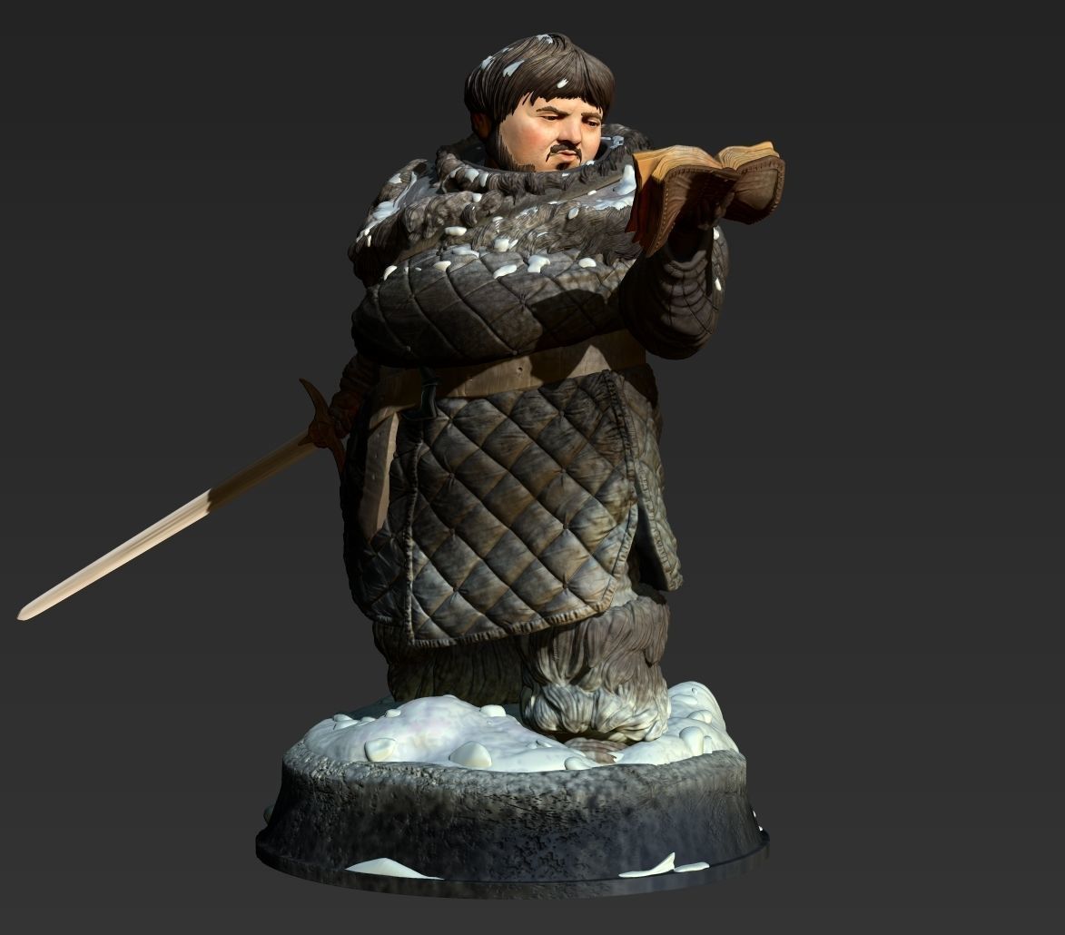 Samwell Tarly 3D print model_1
