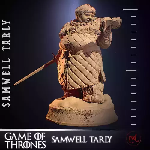 Samwell Tarly 3D print model