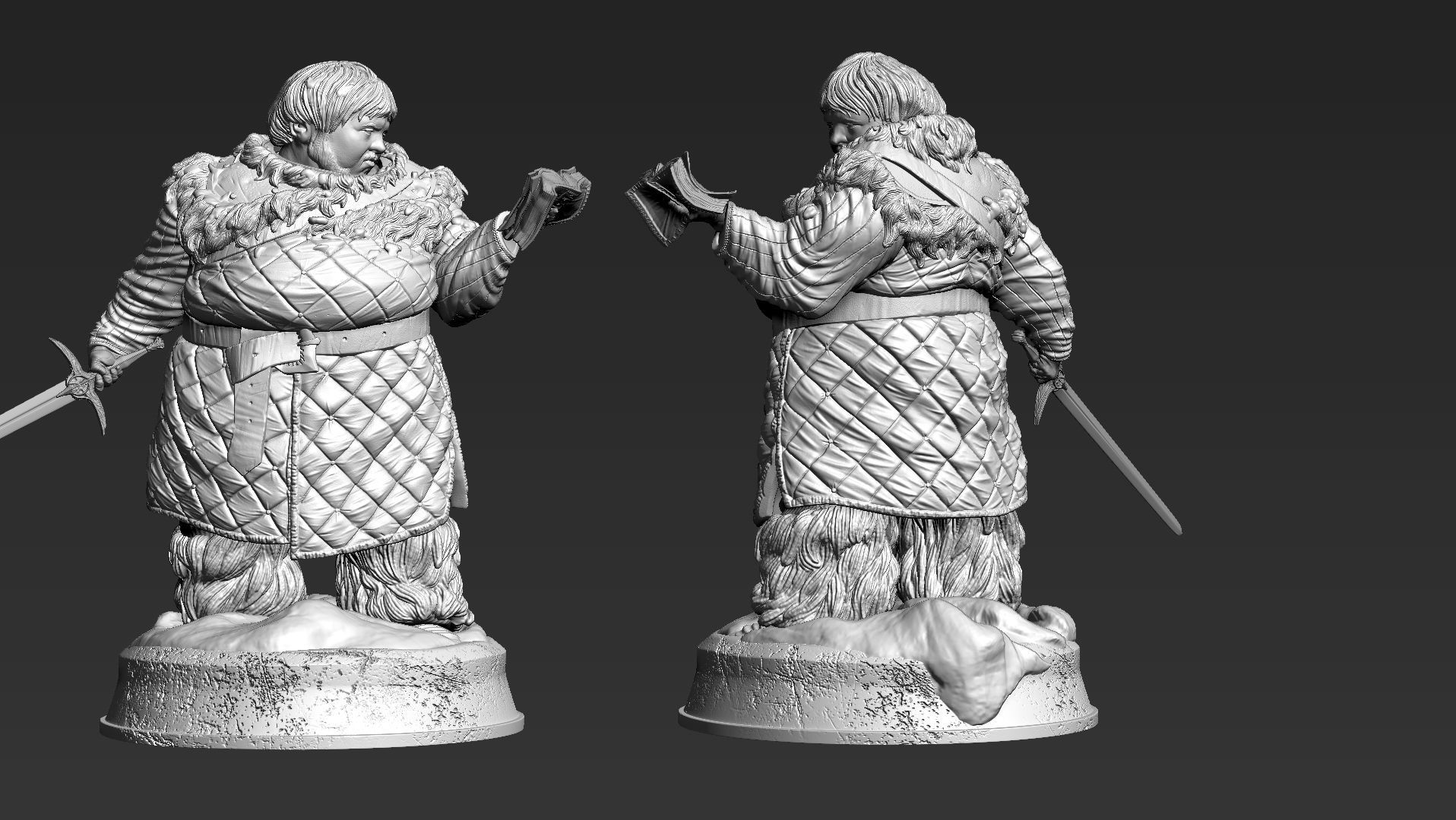 Samwell Tarly 3D print model_4