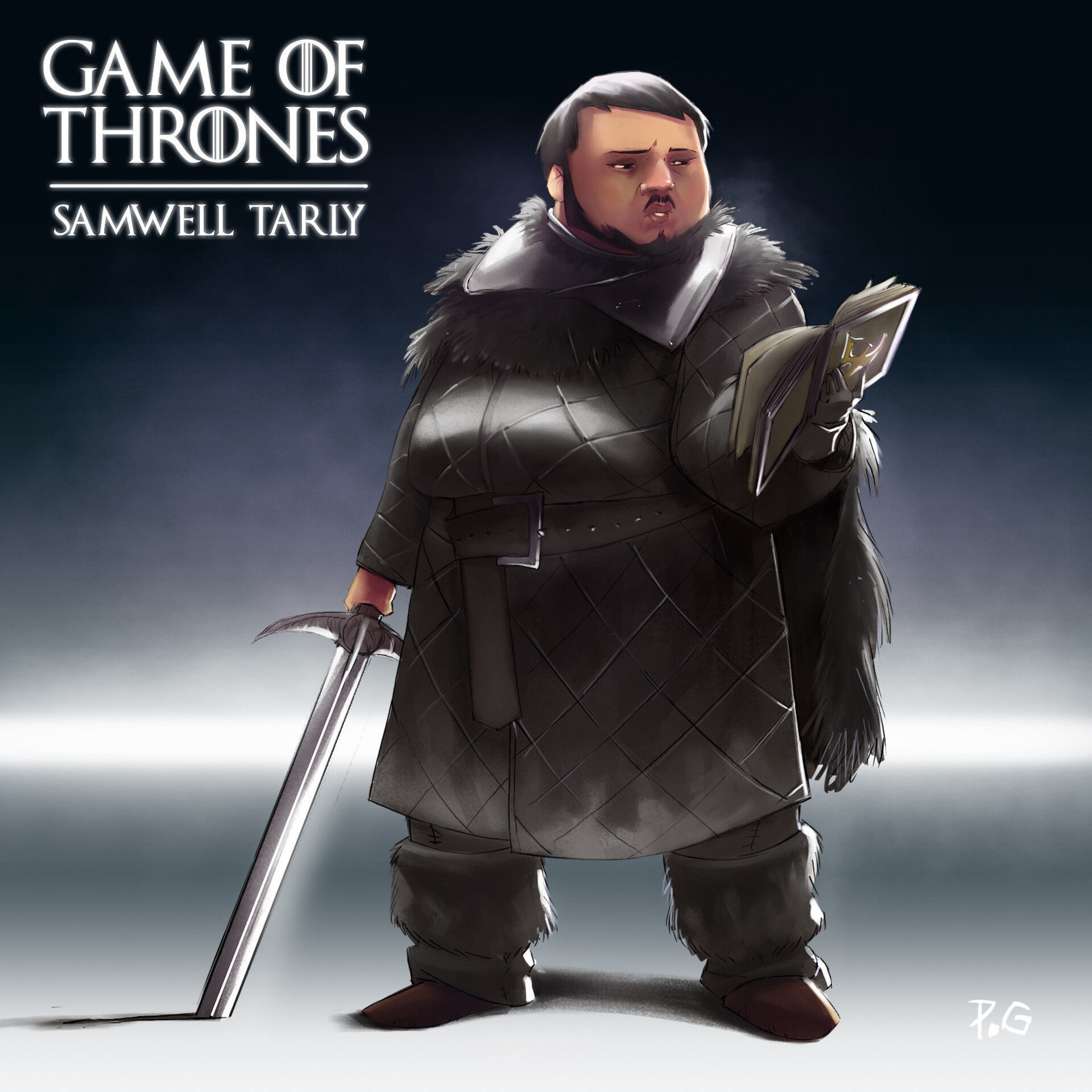 Samwell Tarly 3D print model_9