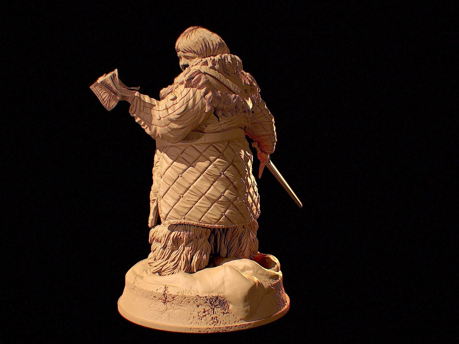 Samwell Tarly 3D print model_7