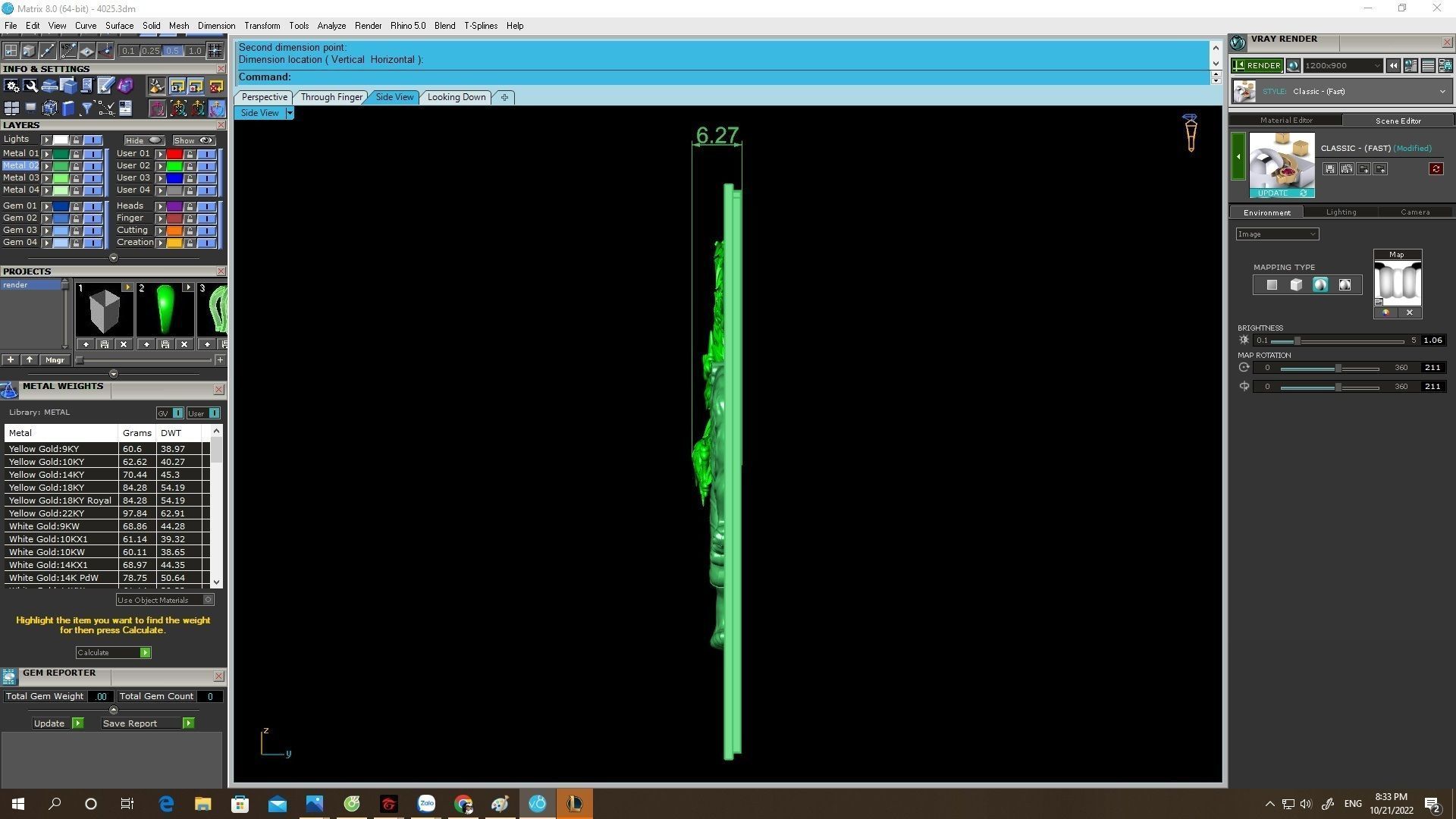 Crouching Tiger Hidden Dragon Pendant Model 4025 3D print model_4
