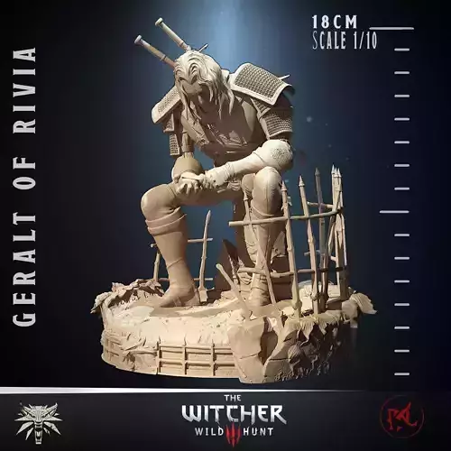 Geralt of Rivia   3D print model