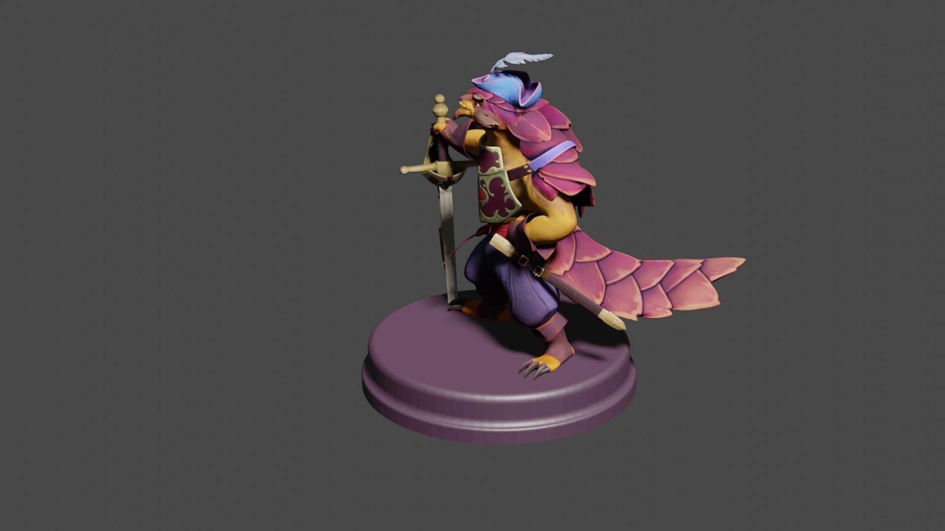 Pangolier Printable from Dota2 3D print model_4