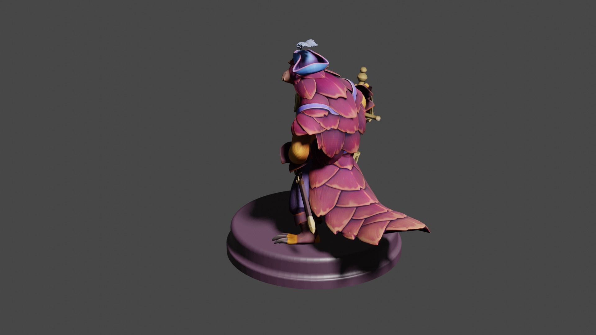 Pangolier Printable from Dota2 3D print model_3