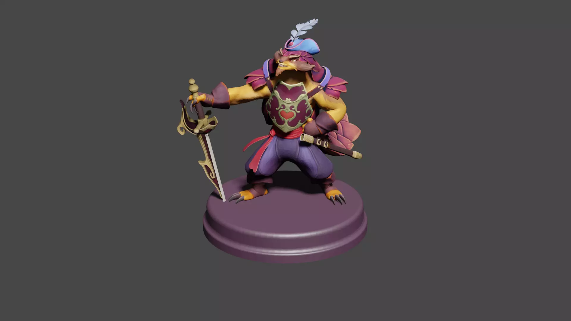 Pangolier Printable from Dota2 3D print model_0