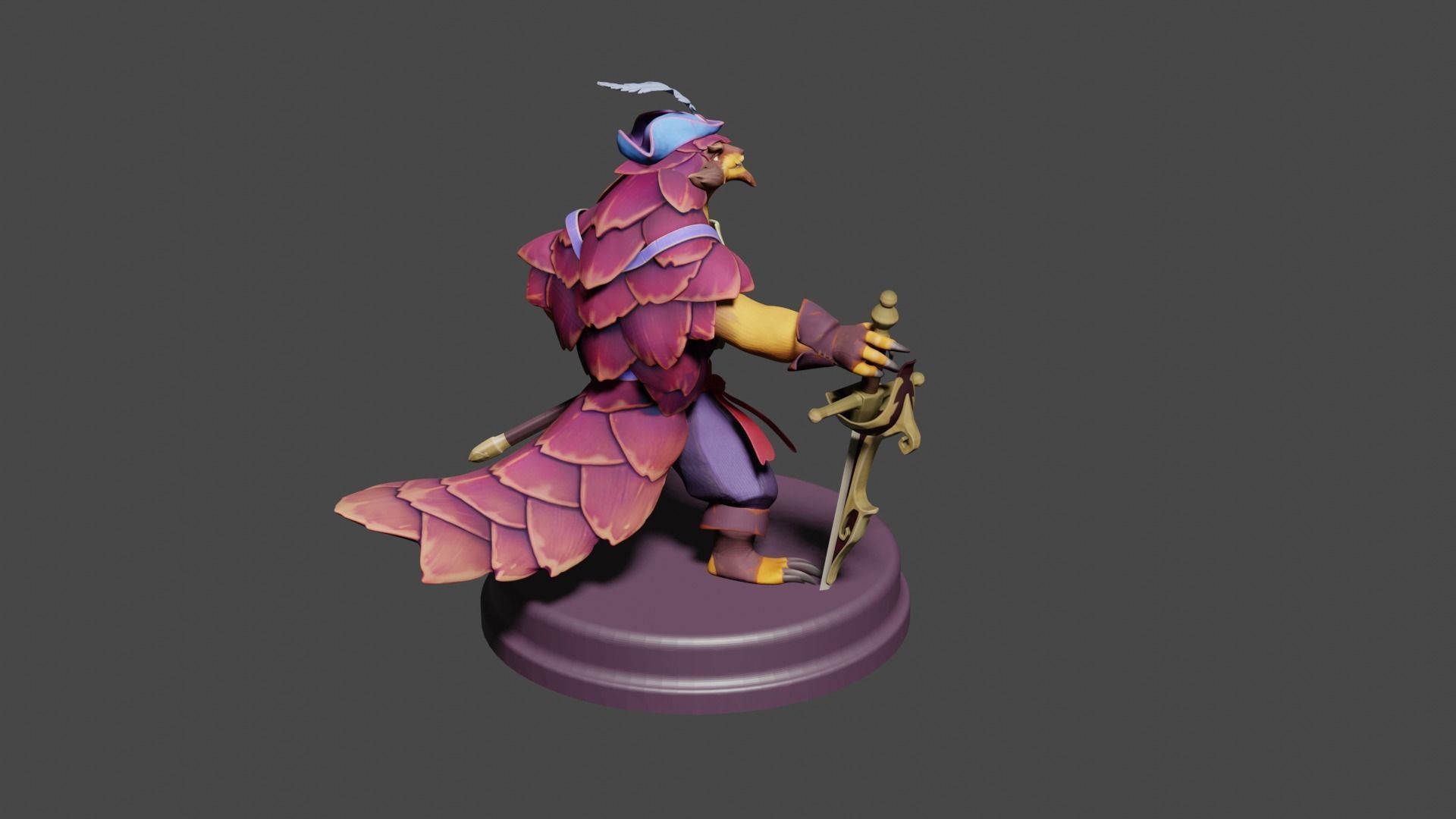 Pangolier Printable from Dota2 3D print model_2