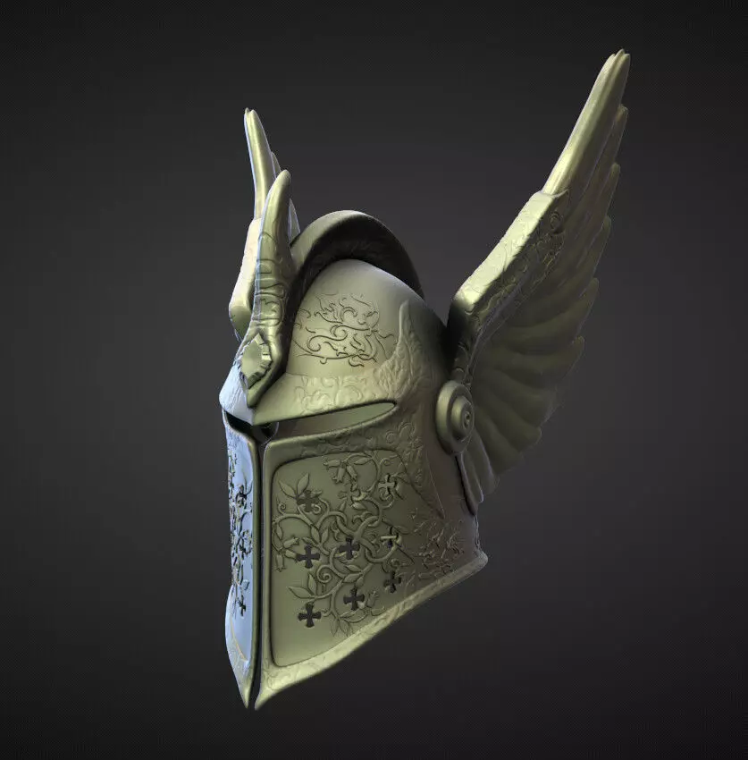 HELMET12 high and low poly Low-poly 3D model