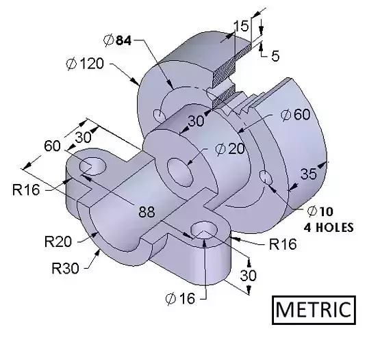 Random mechanical part