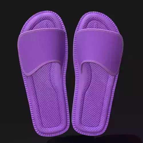 Low poly realistic flip flop Low-poly 3D model