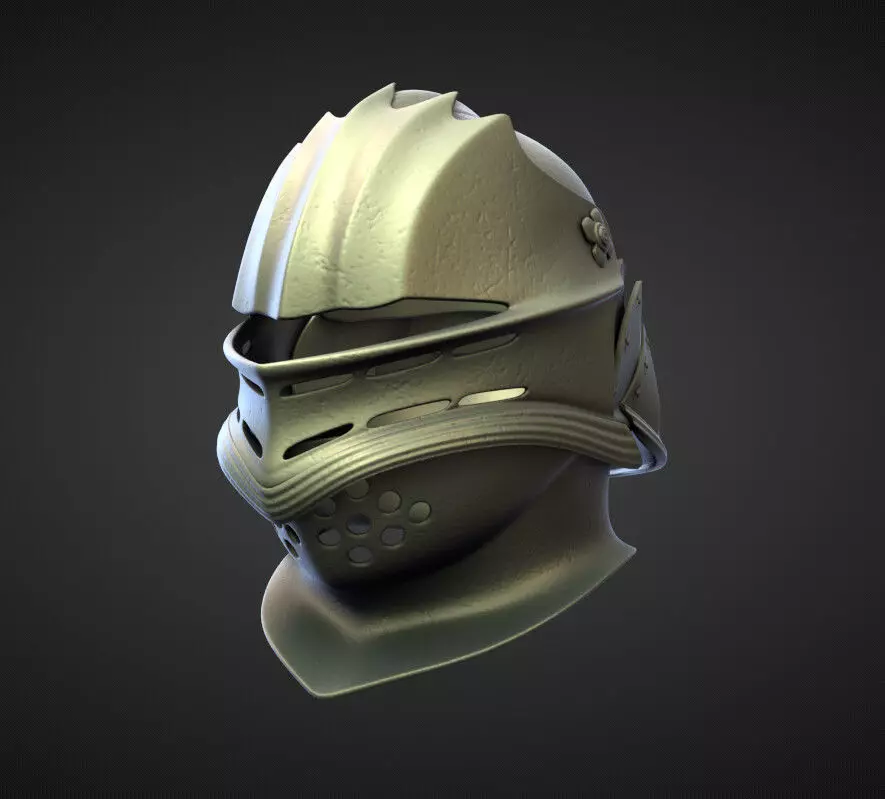 HELMET6 high and low poly Low-poly 3D model_0