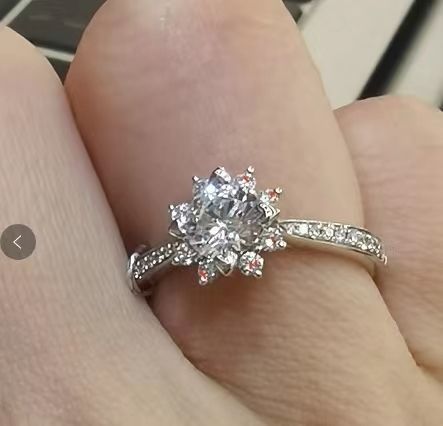 wedding ring for girl 3D model_3