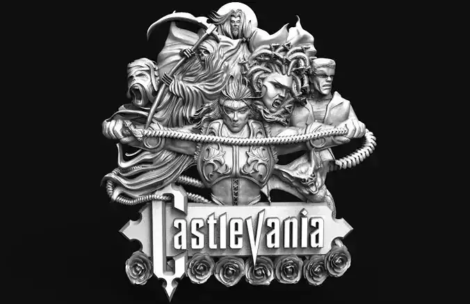 Castlevania Simon CNC 4 3D print model