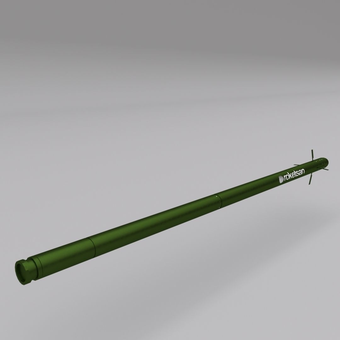 Cirit-Laser Guided Missile Low-poly 3D model_7