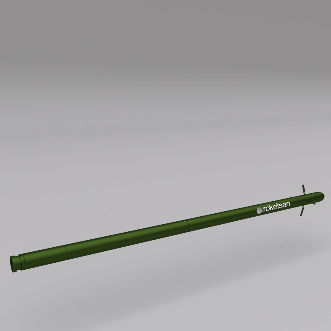 Cirit-Laser Guided Missile Low-poly 3D model_4