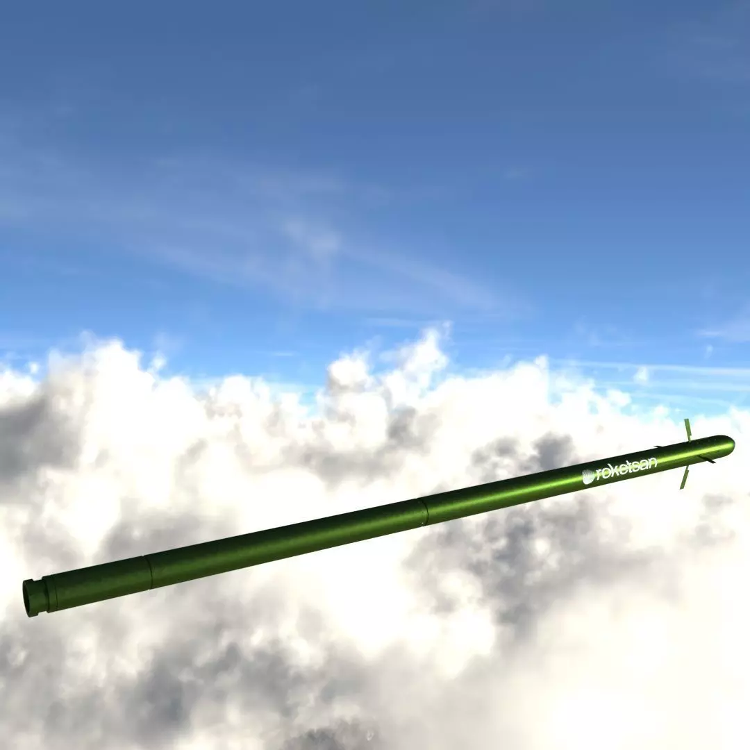 Cirit-Laser Guided Missile Low-poly 3D model_0