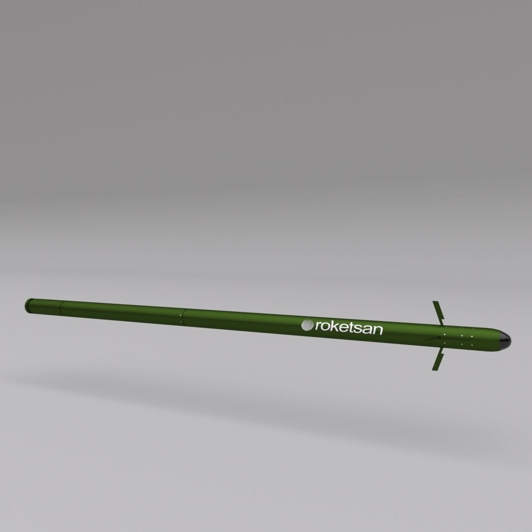 Cirit-Laser Guided Missile Low-poly 3D model_3