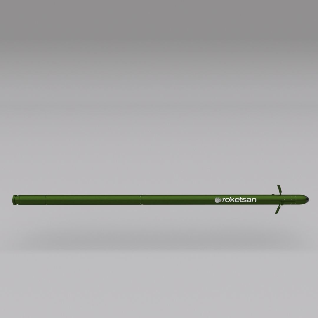 Cirit-Laser Guided Missile Low-poly 3D model_2