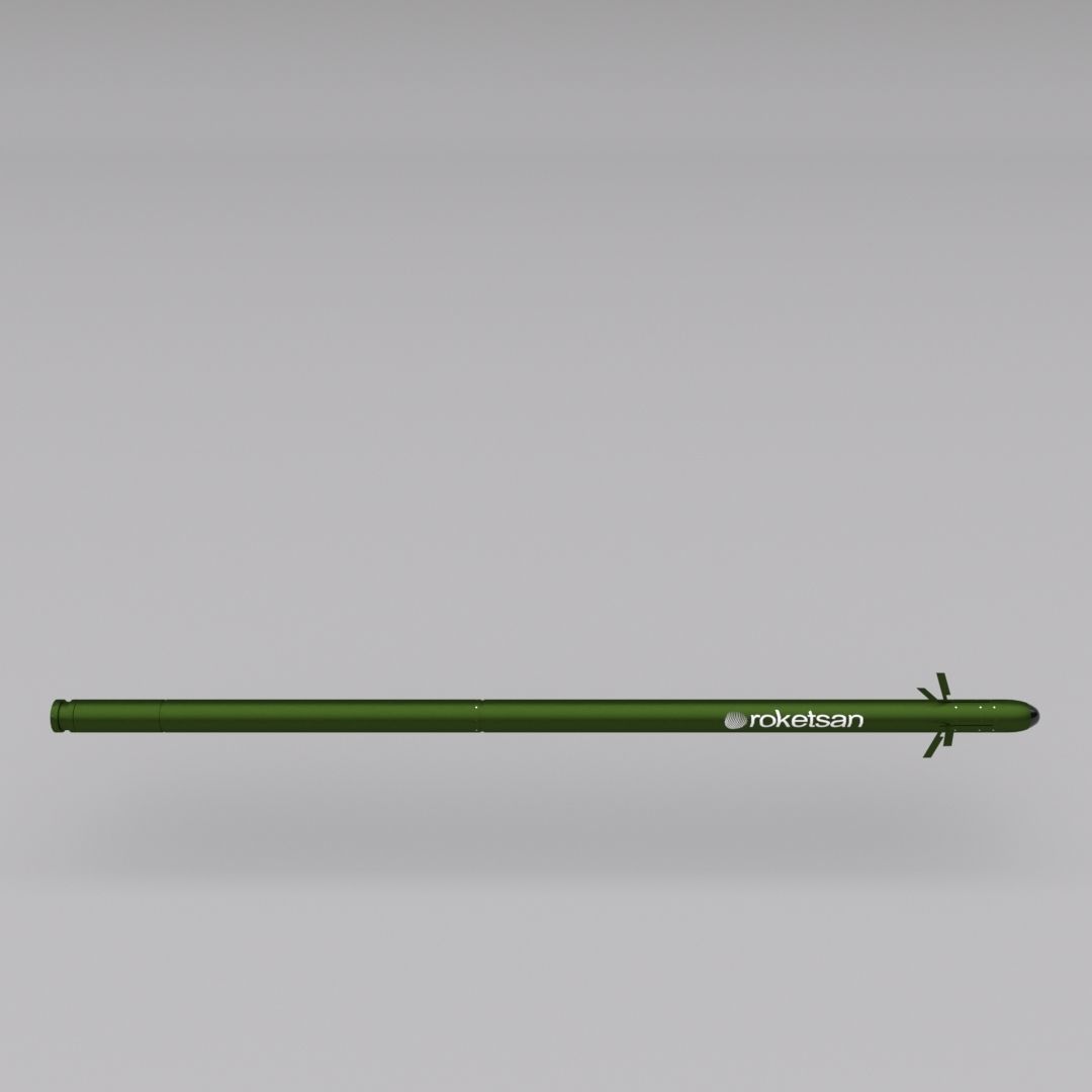 Cirit-Laser Guided Missile Low-poly 3D model_6