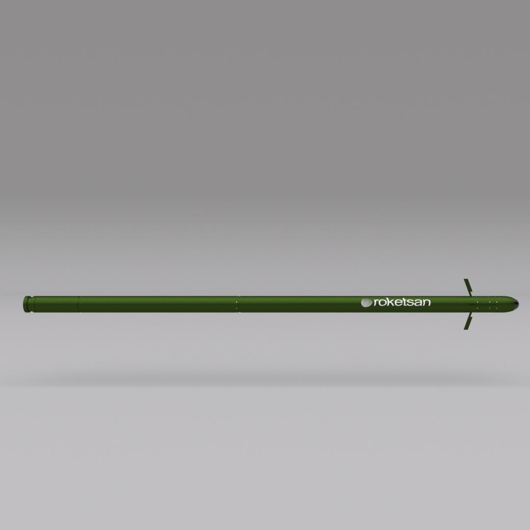Cirit-Laser Guided Missile Low-poly 3D model_5