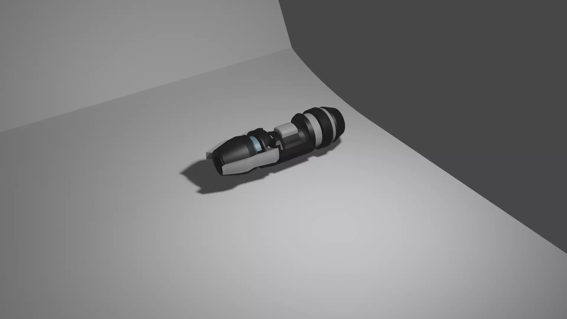 Technological and futuristic motorcycle Free low-poly 3D model_0