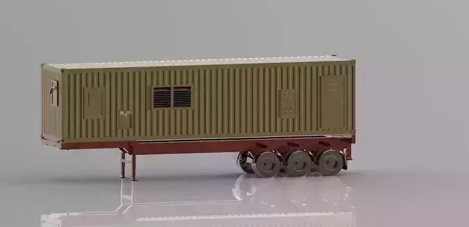 40Ft container Diese Generator trailer