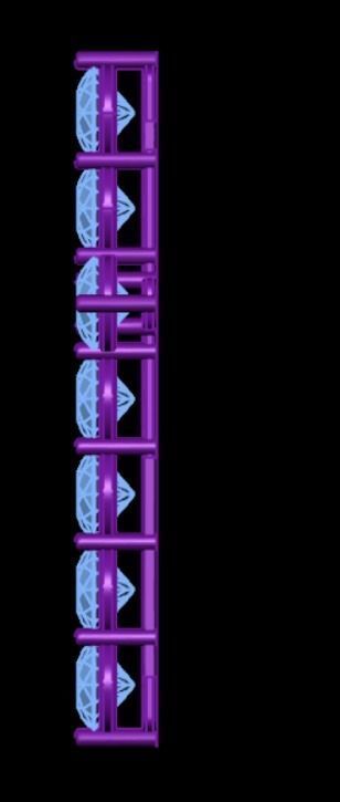 Pendant cross lr1 3D print model_6