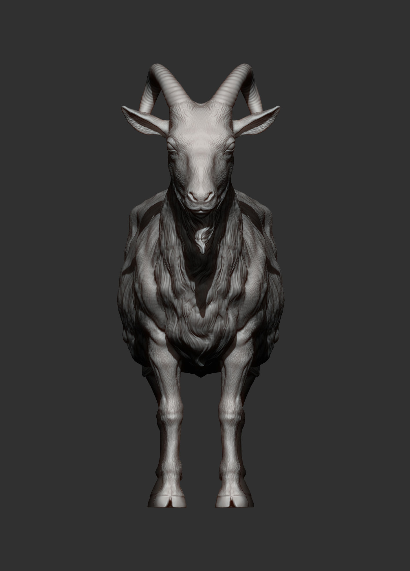 Goat 3D print model 3D print model_10