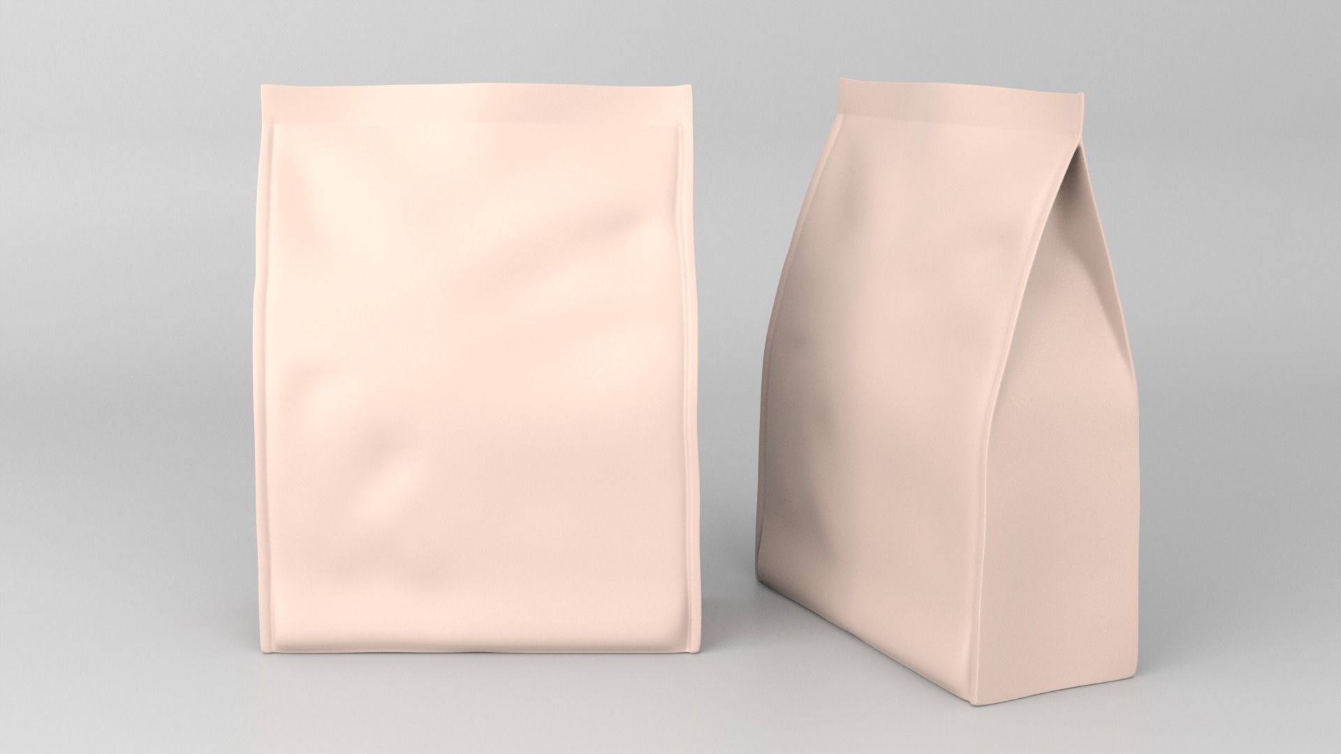 3D Pouch Package Low-poly 3D model_2