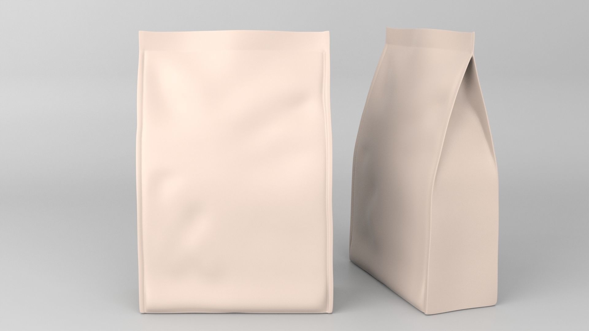 3D Pouch Package Low-poly 3D model_1