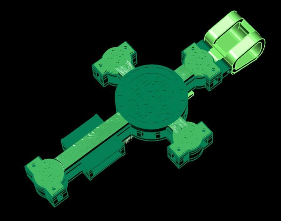 Pendant cross sk1 3D print model_8