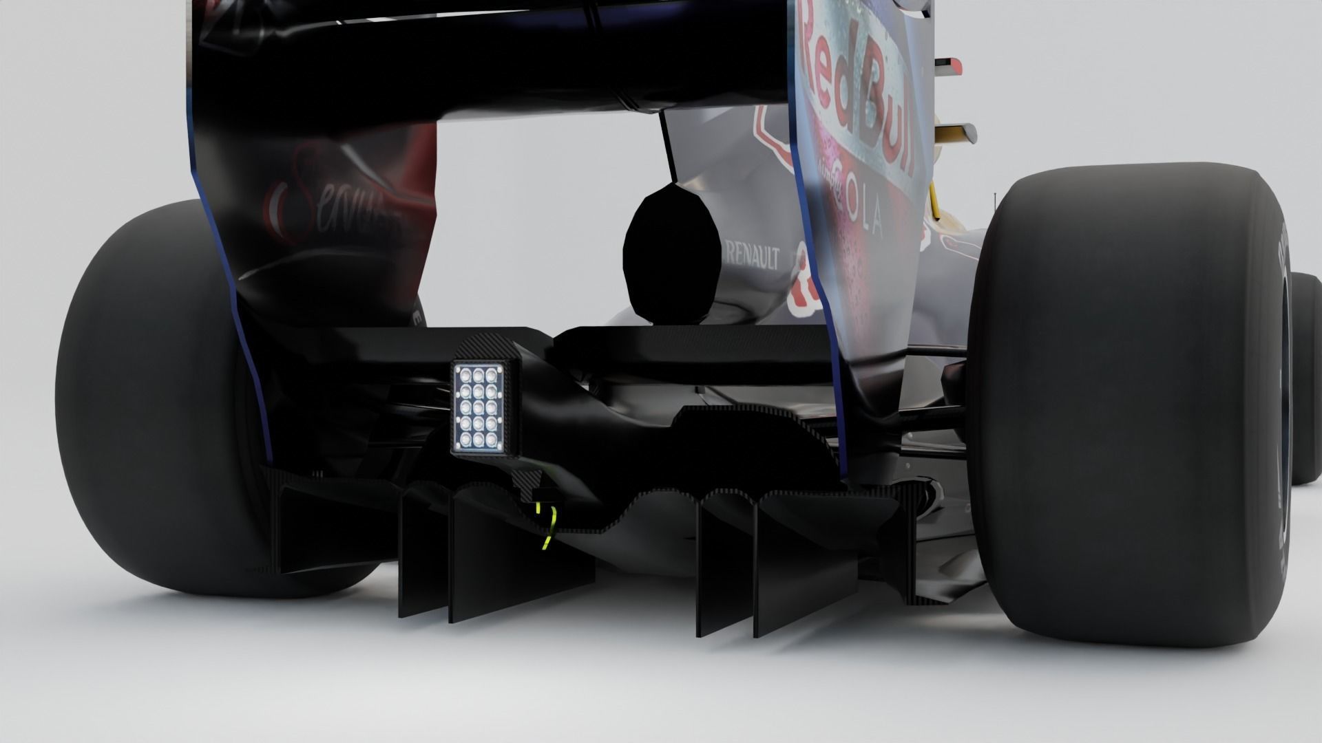 Red Bull RB6 2010 Low-poly 3D model_7