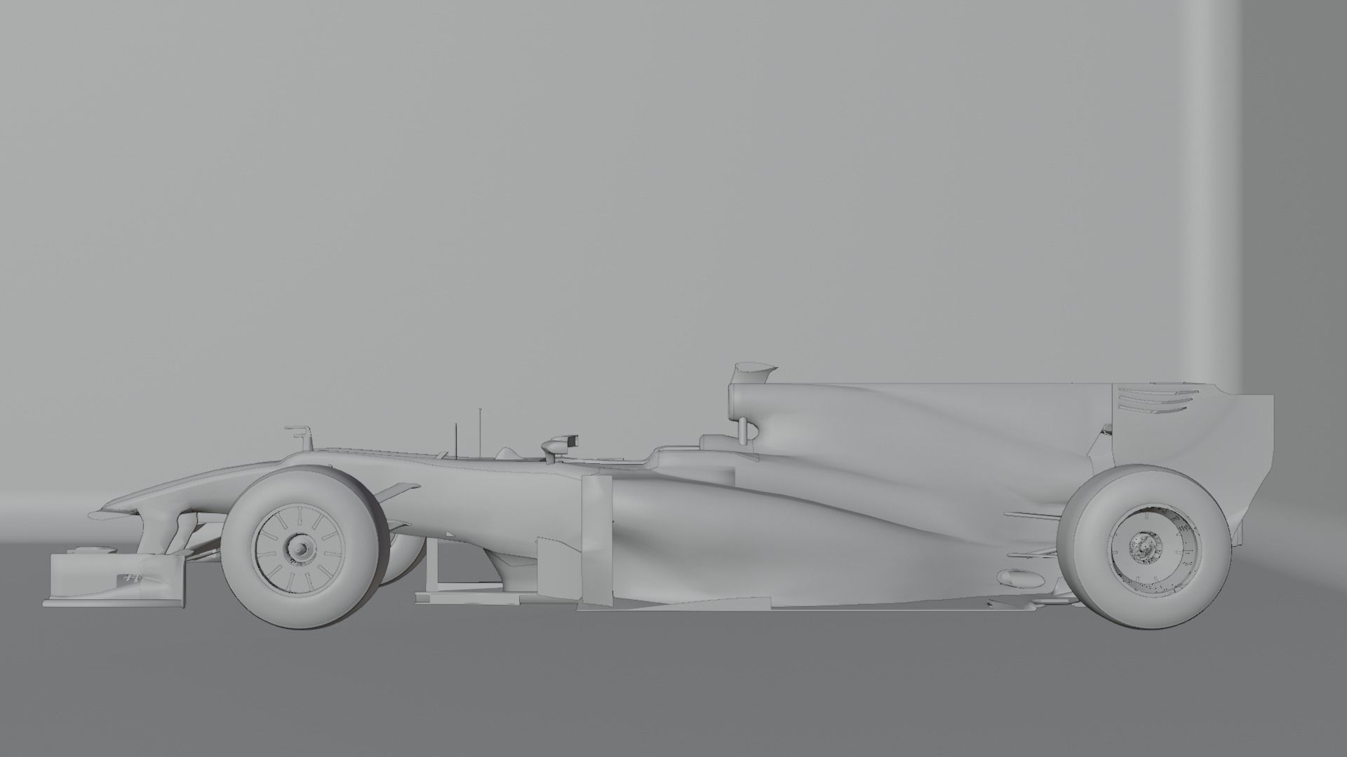 Red Bull RB6 2010 Low-poly 3D model_4