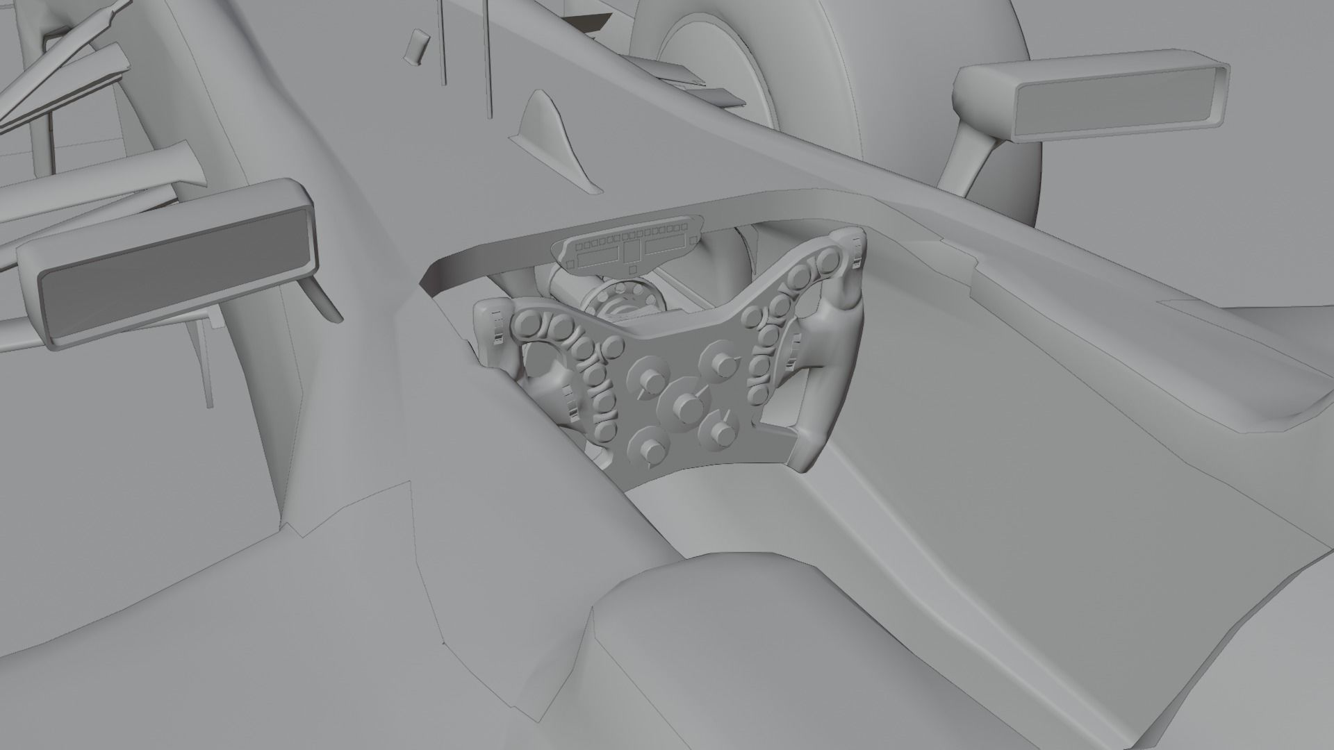 Red Bull RB6 2010 Low-poly 3D model_6